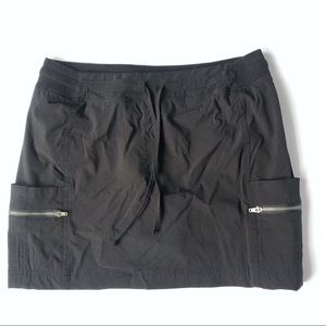 Tangerine Athletic Skort Black Medium with Zippers